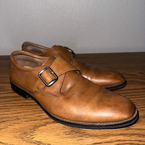 Gordon Rush brown leather dress shoes size 7 1/2 - Picture 1 of 4